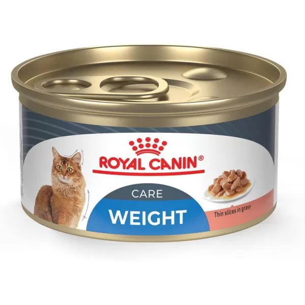 imageRoyal Canin Feline Weight Care Thin Slices in Gravy Canned Adult Wet Cat Food 3 oz cans 24countRoyal Canin Feline Weight Care Thin Slices in Gravy Canned Adult Wet Cat Food 3 oz cans 24count