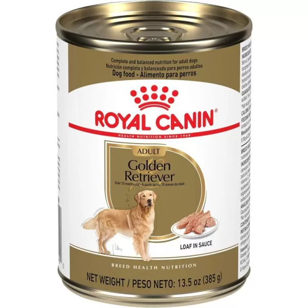imageRoyal Canin Golden Retriever Loaf in Sauce Canned Dog Food 135 oz canRoyal Canin Golden Retriever Loaf in Sauce Canned Dog Food 135 oz can