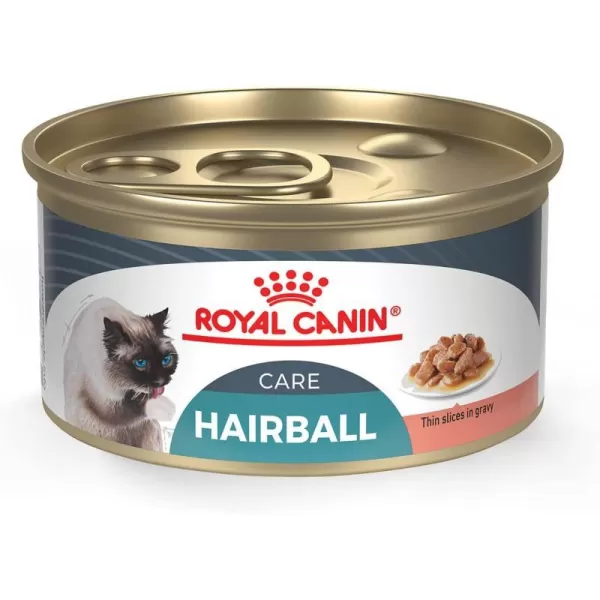 imageRoyal Canin Hairball Care Thin Slices in Gravy Wet Cat Food 3 oz cans 12pack3 Ounce Pack of 24