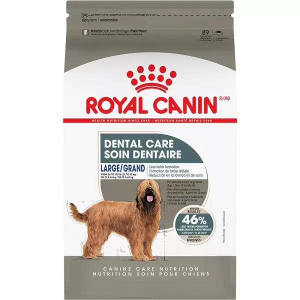 imageRoyal Canin Large Dog Dental Care Dry Dog Food 30 lb bag17Pound