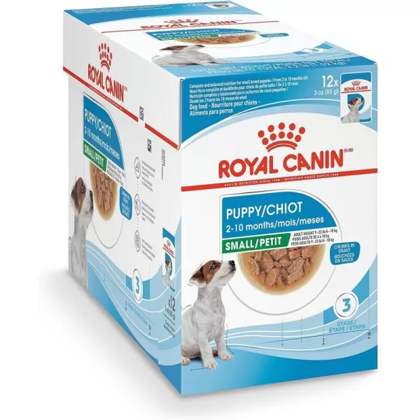 imageRoyal Canin Size Health Nutrition Small Puppy Chunks in Gravy Wet Dog Food 3 Oz pouches 12packRoyal Canin Size Health Nutrition Small Puppy Chunks in Gravy Wet Dog Food 3 Oz pouches 12pack