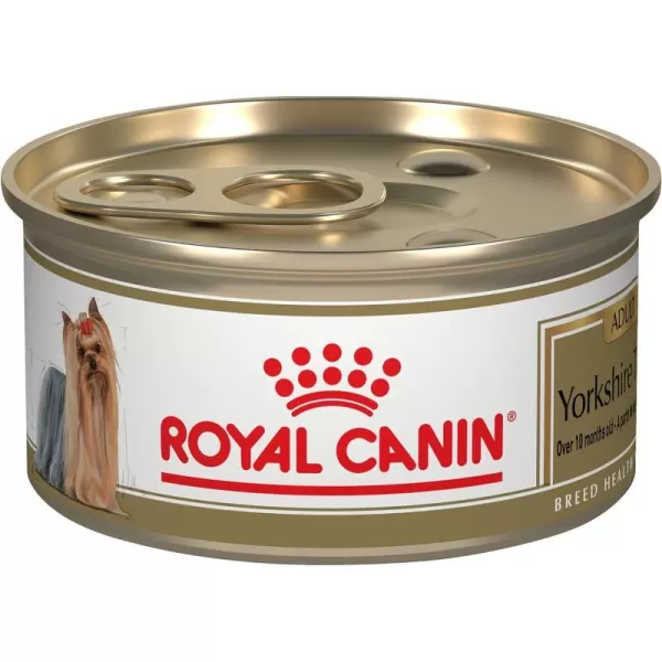 imageRoyal Canin Yorkshire Terrier Adult Breed Specific Wet Dog Food 3 oz 12pack35 Ounce Pack of 24 Loaf in Sauce