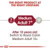 imageRoyal Canin Size Health Nutrition Medium Adult 7 Dry Dog Food 30lb Bag30 Pound Pack of 1