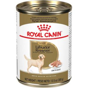 imageRoyal Canin Labrador Retriever Loaf in Sauce Canned Dog Food 135 oz can 12countChicken  Pork  Wheat