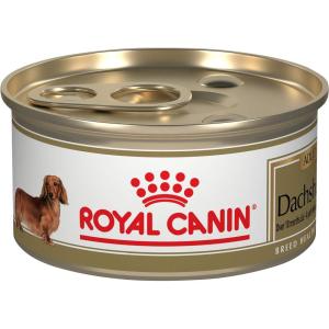 imageRoyal Canin Breed Health Nutrition Dachshund Adult Loaf in Sauce Wet Dog Food 3 oz can 24Count