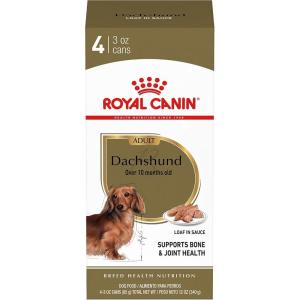 imageRoyal Canin Dachshund Adult Breed Specific Wet Dog Food 3 oz Can 4pack3 Ounce Pack of 4