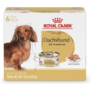 imageRoyal Canin Dachshund Adult Breed Specific Wet Dog Food 3 oz Can 4pack3 Ounce Pack of 6