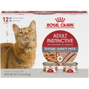 imageRoyal Canin Adult Instinctive Thin Slices in Gravy Wet Cat Food 3 oz 6Pack12 Count Pack of 1