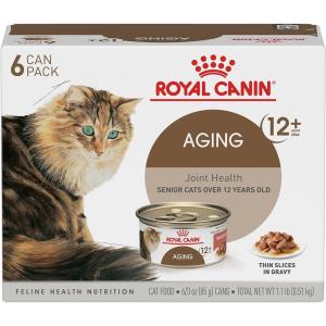 imageRoyal Canin Aging 12 Thin Slices in Gravy Canned Cat Food 3 Oz Can 6Pack12 Ounce Pack of 1