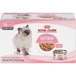 imageRoyal Canin Feline Health Nutrition Kitten Loaf in Sauce Canned Cat Food 3 oz can Pack of 243 Ounce Pack of 18