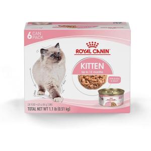 imageRoyal Canin Feline Health Nutrition Kitten Loaf in Sauce Canned Cat Food 3 oz can Pack of 243 Ounce Pack of 6