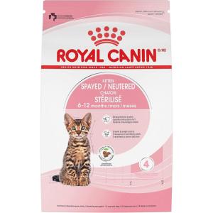 imageRoyal Canin Feline Health Nutrition Kitten SpayedNeutered Dry Cat Food 25 lb Bag25 Pound Pack of 1