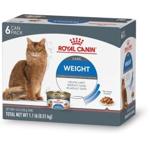 imageRoyal Canin Feline Weight Care Loaf in Sauce Canned Adult Wet Cat Food 3 oz cans 24count113 Pound Pack of 1