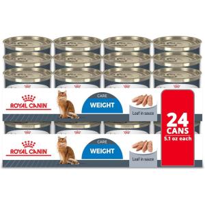 imageRoyal Canin Feline Weight Care Loaf in Sauce Canned Adult Wet Cat Food 3 oz cans 24count51 Ounce Pack of 24